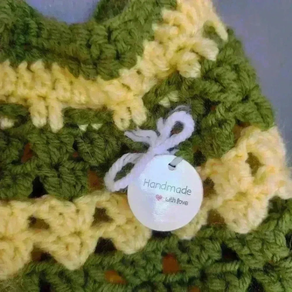 Handmade Adorable Little Girls Crochet Pouch/ Purse